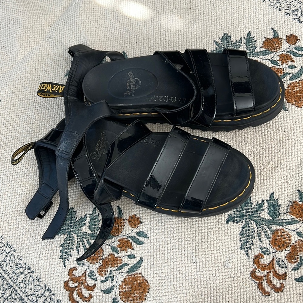 Dr Martens platform sandals